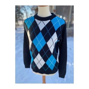 French Toast Argyle Sweater Crew Private School Sz 12/14 Youth
